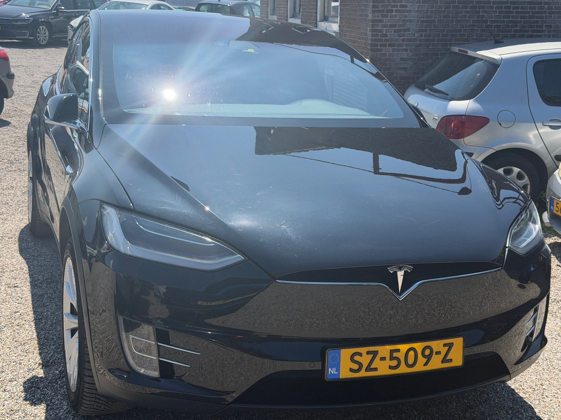 Tesla Model X 100D 7p Dealer Onderhouden Tesla Fabrieksgaran, Gebruikt, 7 stoelen, Zwart, Vierwielaandrijving