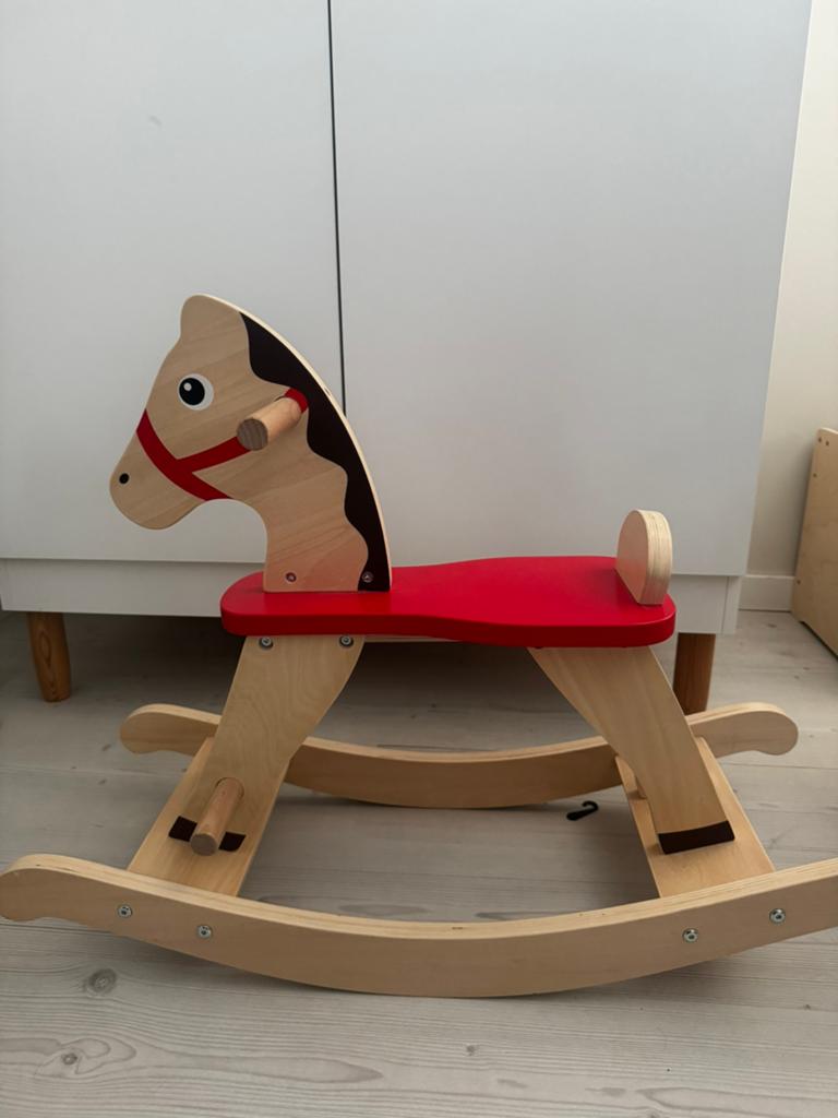 Houten hobbelpaard New Classic Toys, Ophalen, Nieuw