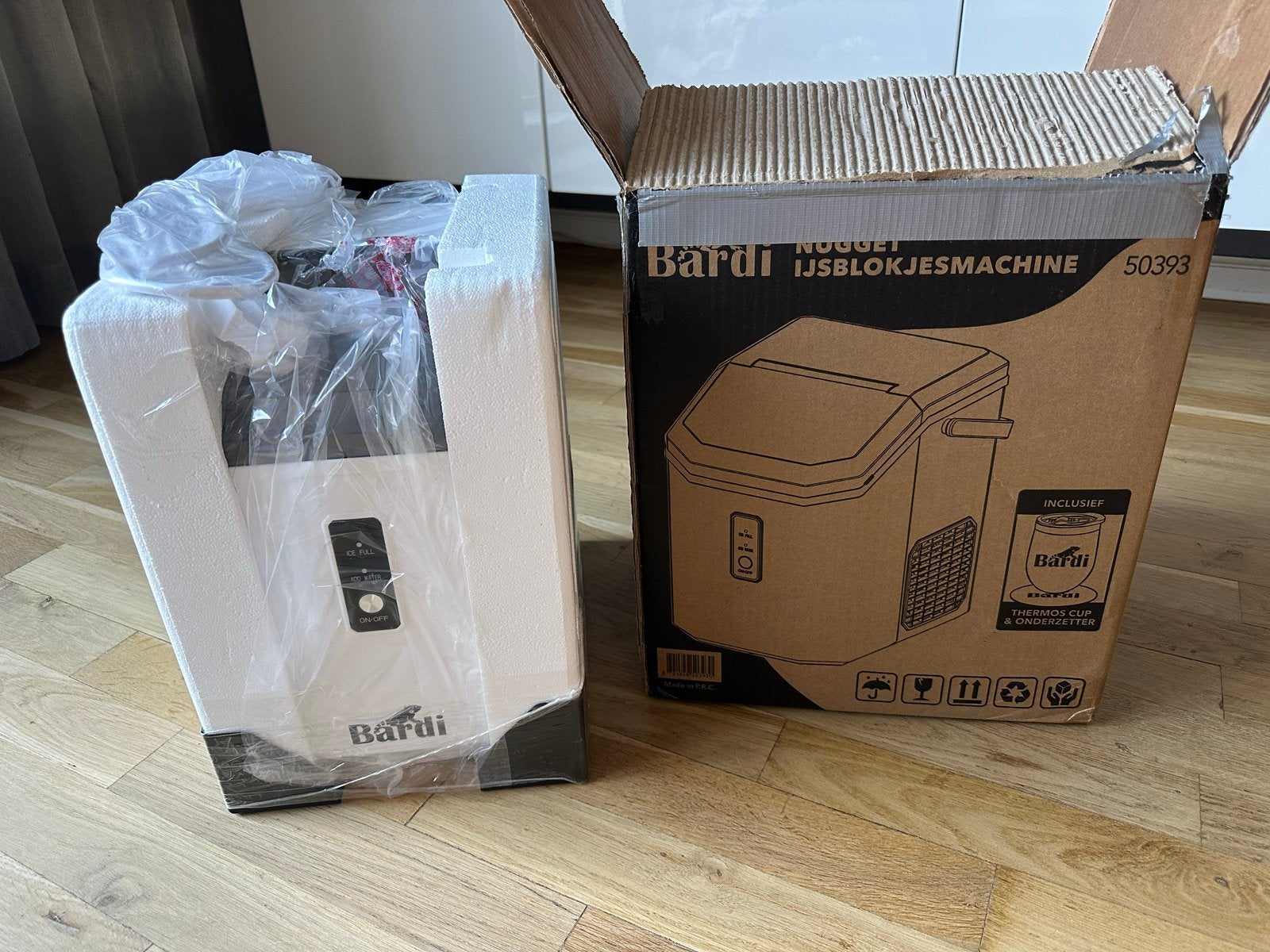 Bardi 1.1L Nugget IJsblokjesmachine - Nieuw in doos, Witgoed en Apparatuur, Ophalen, Nieuw