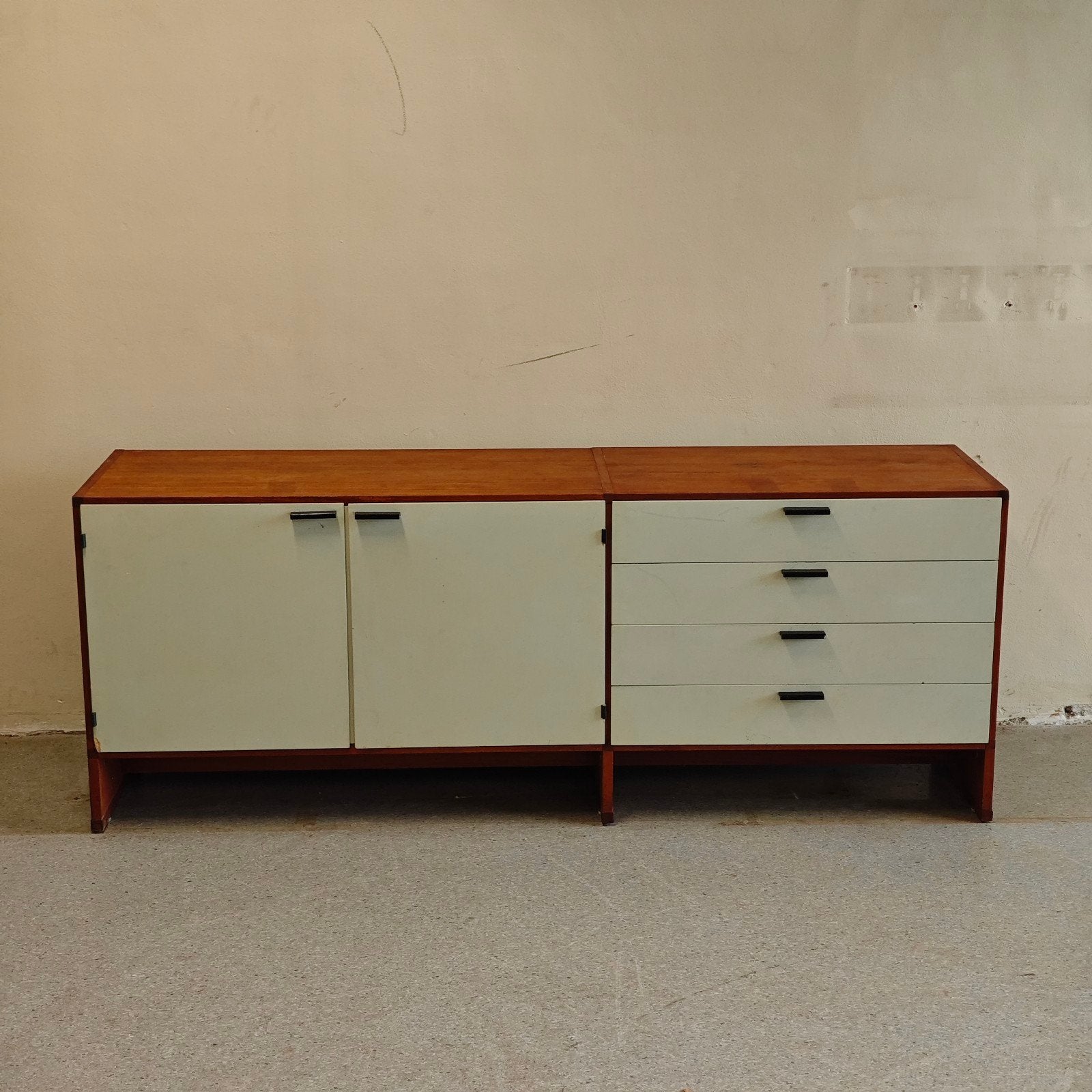 Vintage Pastoe made to measure Cees Braakman dressoir, Ophalen, Gebruikt, Pastoe, 150 tot 200 cm
