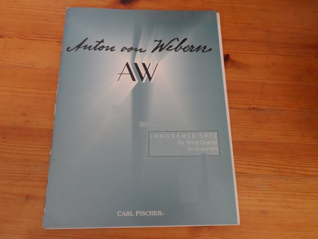 Anton Webern, Muziek en Instrumenten, Bladmuziek, Gebruikt, Klassiek, Ophalen of Verzenden, Viool of Altviool