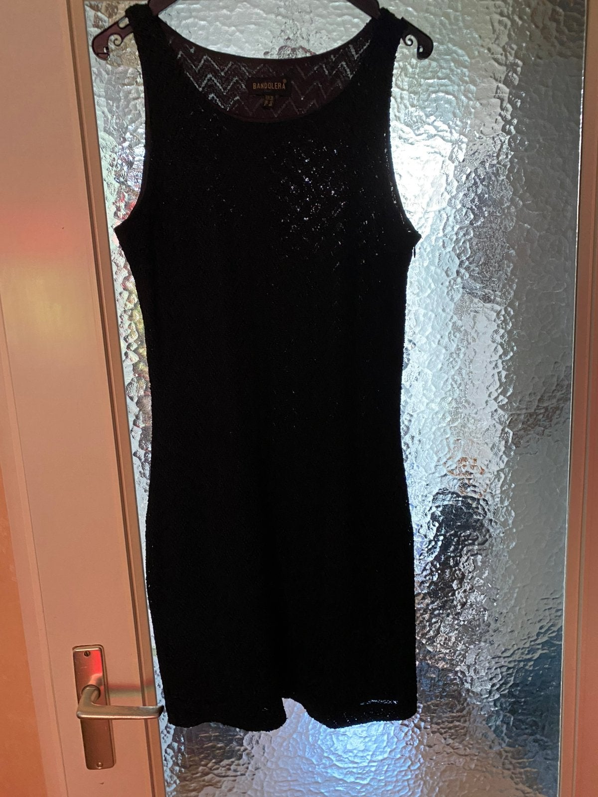 Zwart jurkje Bandolera mt 38, Kleding | Dames, Maat 38/40 (M), Zwart, Ophalen of Verzenden, Zo goed als nieuw
