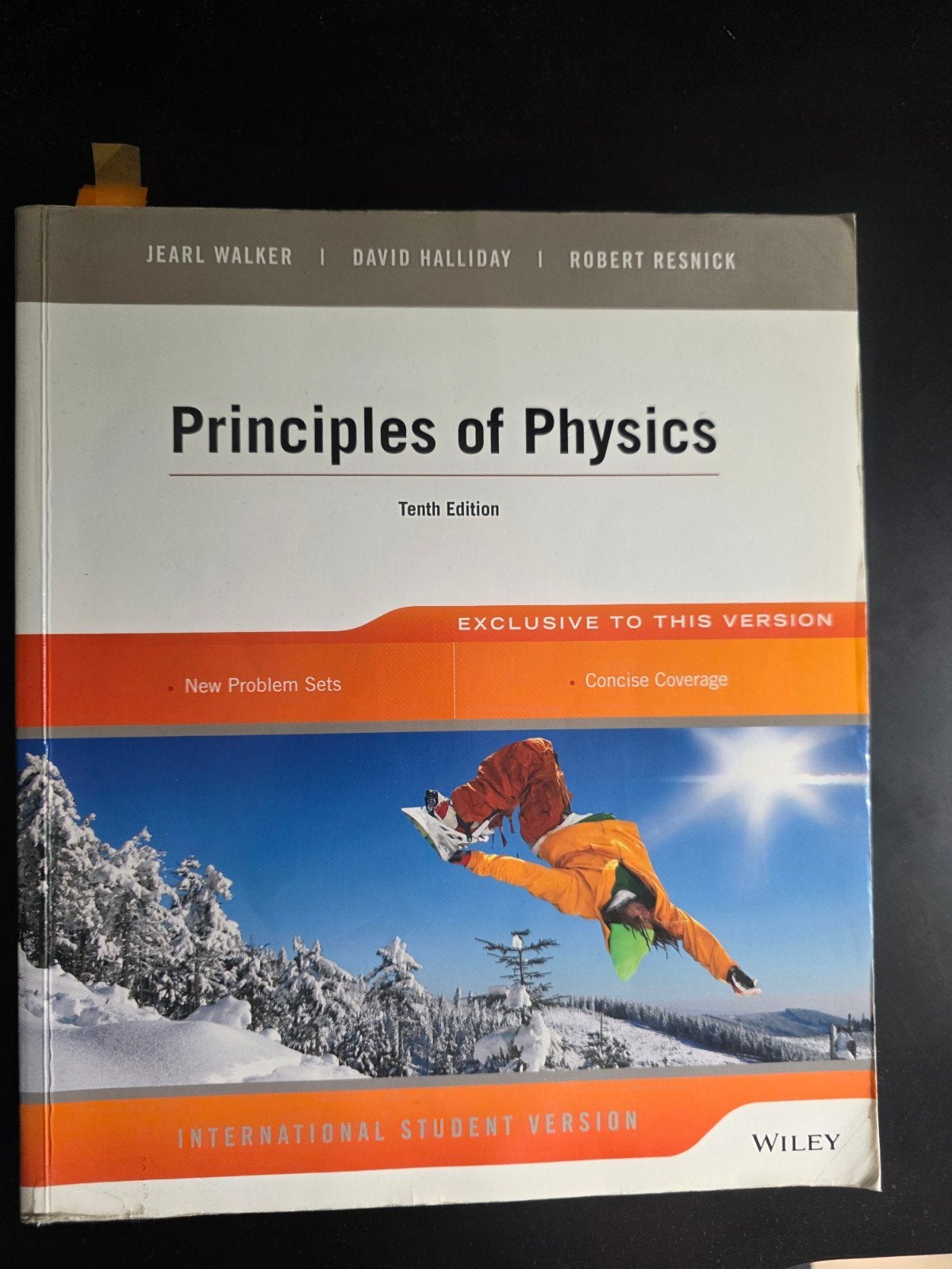 Principles of Physics - 10th edition (International Student, Gelezen, Jearl Walker, David Halliday, Robert Resnick, Beta, HBO