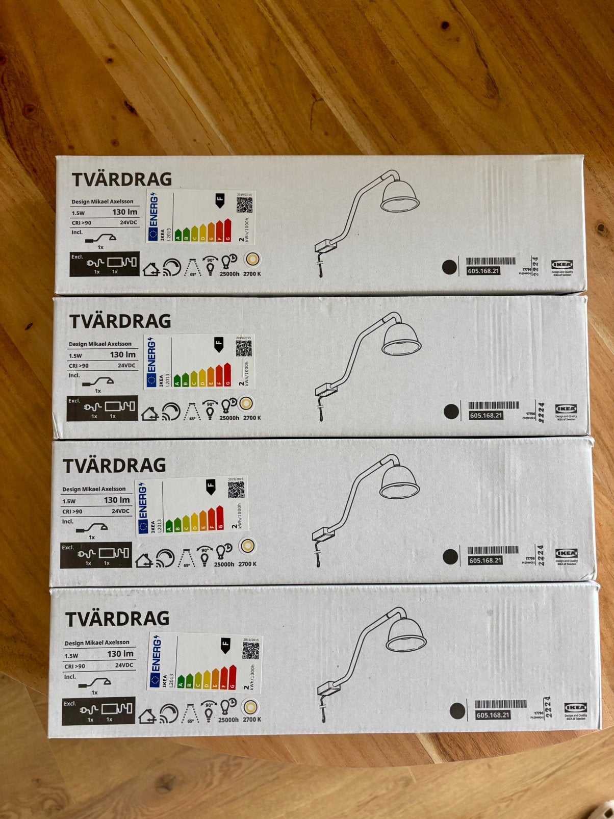 IKEA TVÄRDRAG kastverlichting, zwart/dimbaar, Ophalen of Verzenden, Nieuw, Zwart, IKEA