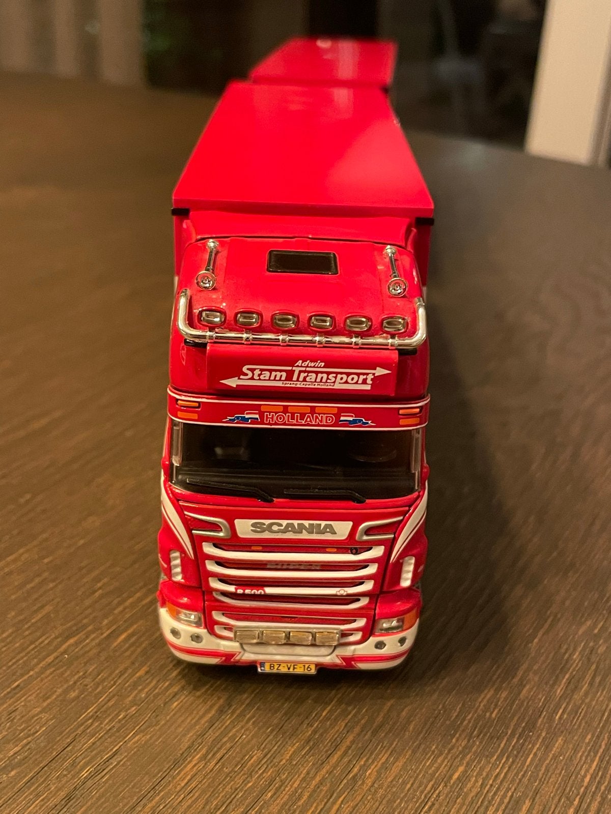 Tekno Scania R-serie Stam Transport vrachtwagen model, Hobby en Vrije tijd, Modelbouw | Auto's en Voertuigen, Overige merken, 1:32 tot 1:50