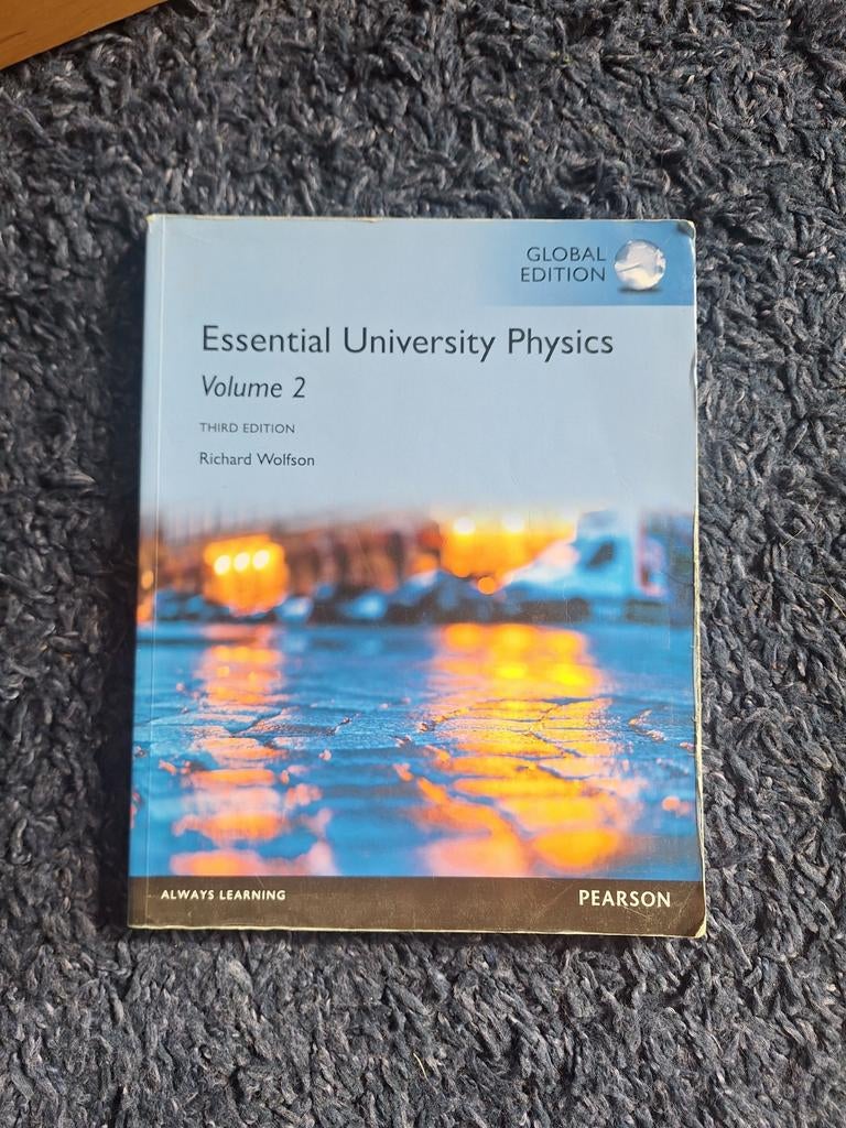 Essential University Physics Volume 2 Richard Wolfson, Ophalen of Verzenden, Gelezen, Richard wolfson