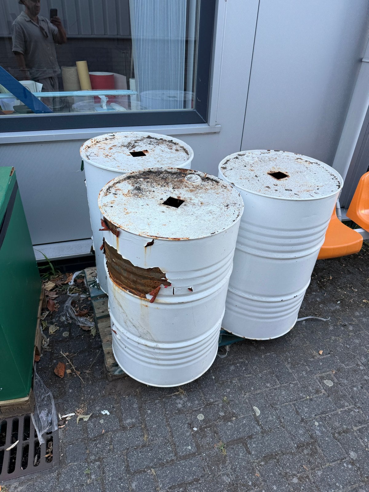 3x Gebruikte olievaten -, Ophalen of Verzenden, Gebruikt