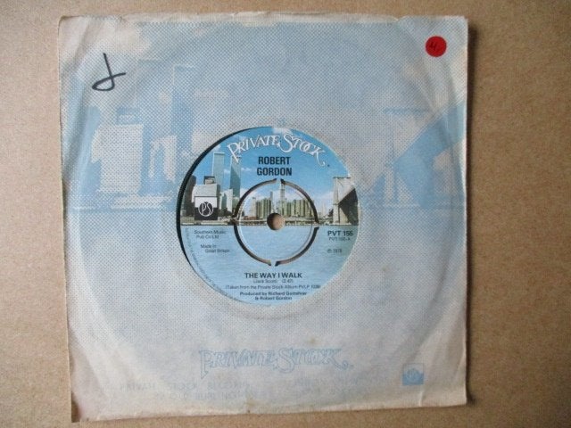 s2376 robert gordon - the way i walk, Cd's en Dvd's, Ophalen, Gebruikt, 7 inch, Overige genres