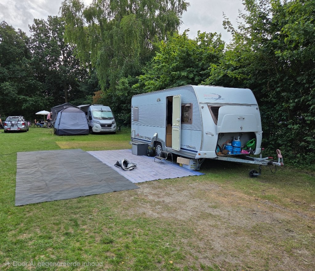 Camping vloerkleed (tenttapijt) 2 x 6 meter, Ophalen of Verzenden, Gebruikt