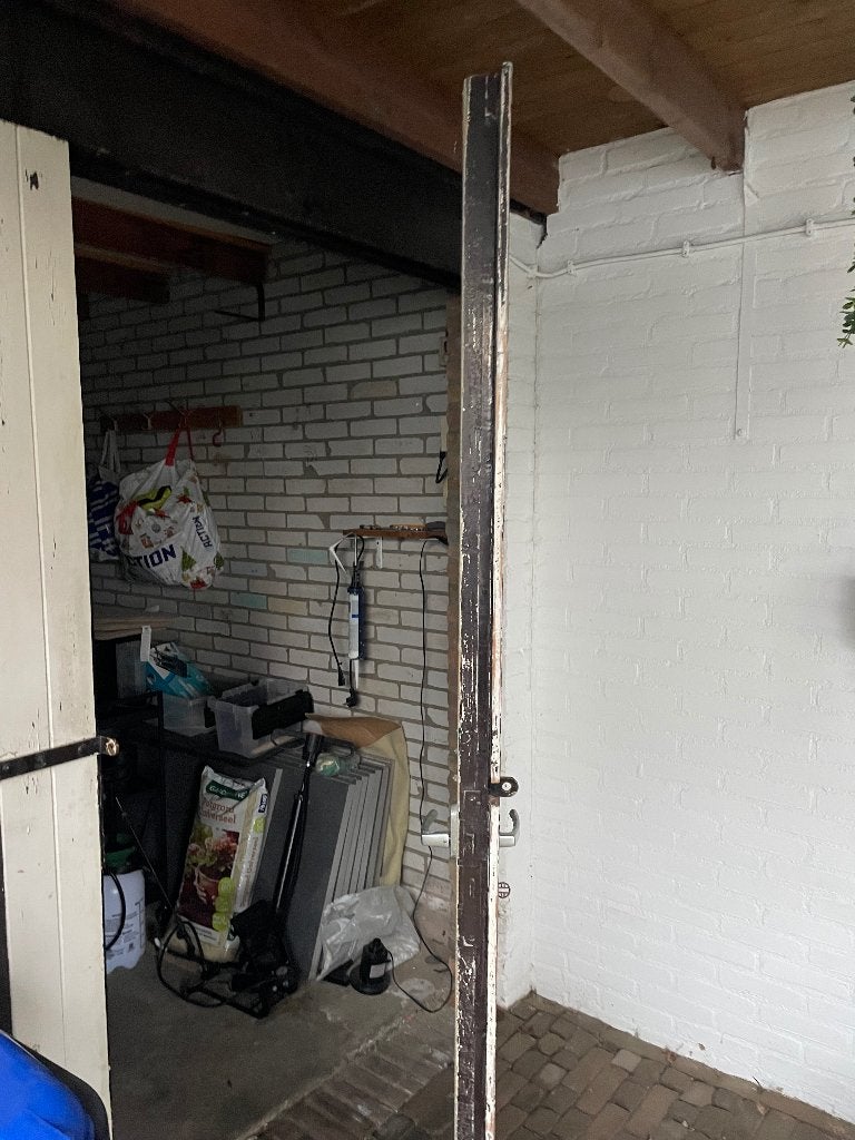Gratis Garage deuren, Ophalen, Gebruikt, 120 cm of meer, Garagedeur