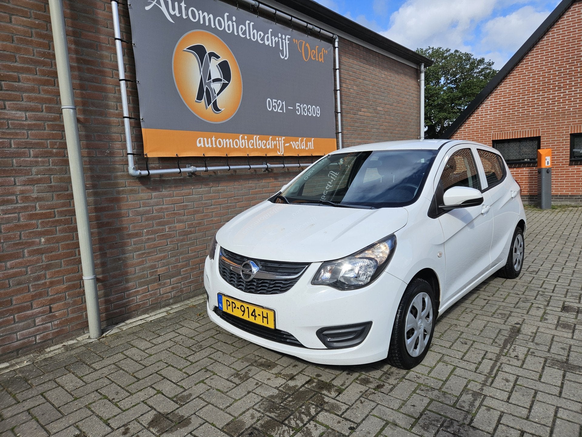 Opel KARL 1.0 ecoFLEX Edition (bj 2017), Voorwielaandrijving, Gebruikt, Euro 6, Wit