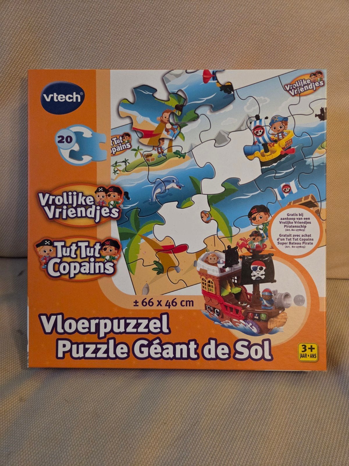 VTech Vrolijke Vriendjes Vloerpuzzel 20 stukjes, Ophalen