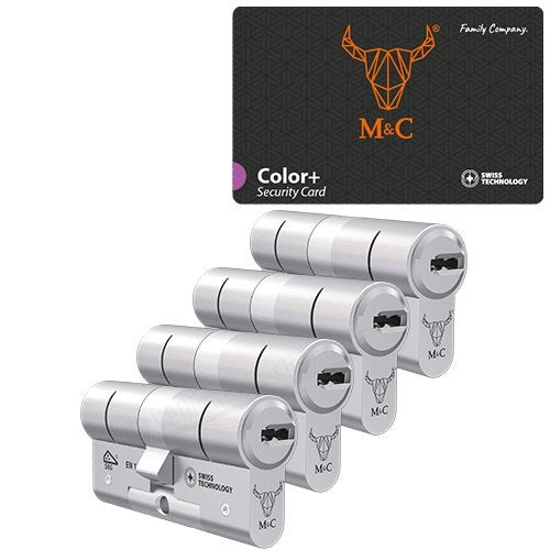 M&C Color+ 4x gelijksluitend SKG***, Niet ingevuld, Niet ingevuld, Niet ingevuld