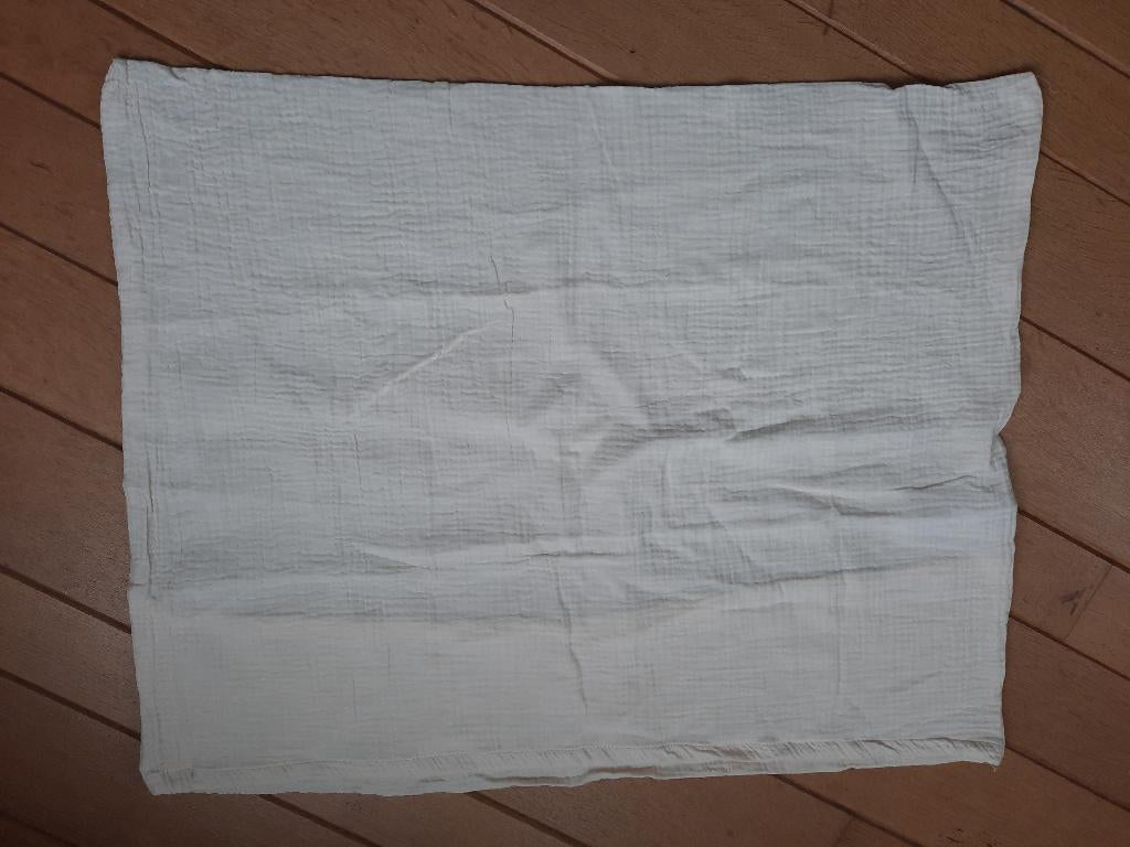 Novitesse kussensloop - 2 stuks - ecru wafel - nieuw -, Beige, Ophalen of Verzenden, Kussen, Nieuw
