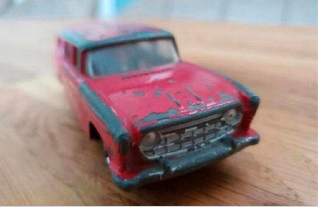 Dinky Toys 257 Nash Rambler Fire Chief – Made in England, Ophalen of Verzenden, Gebruikt, Auto, Dinky Toys