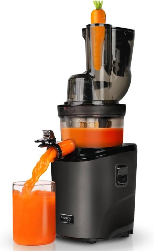 Kuving's REVO830S Juice Extractor - Zwart, Ophalen of Verzenden, Nieuw, Elektrisch, Slowjuicer