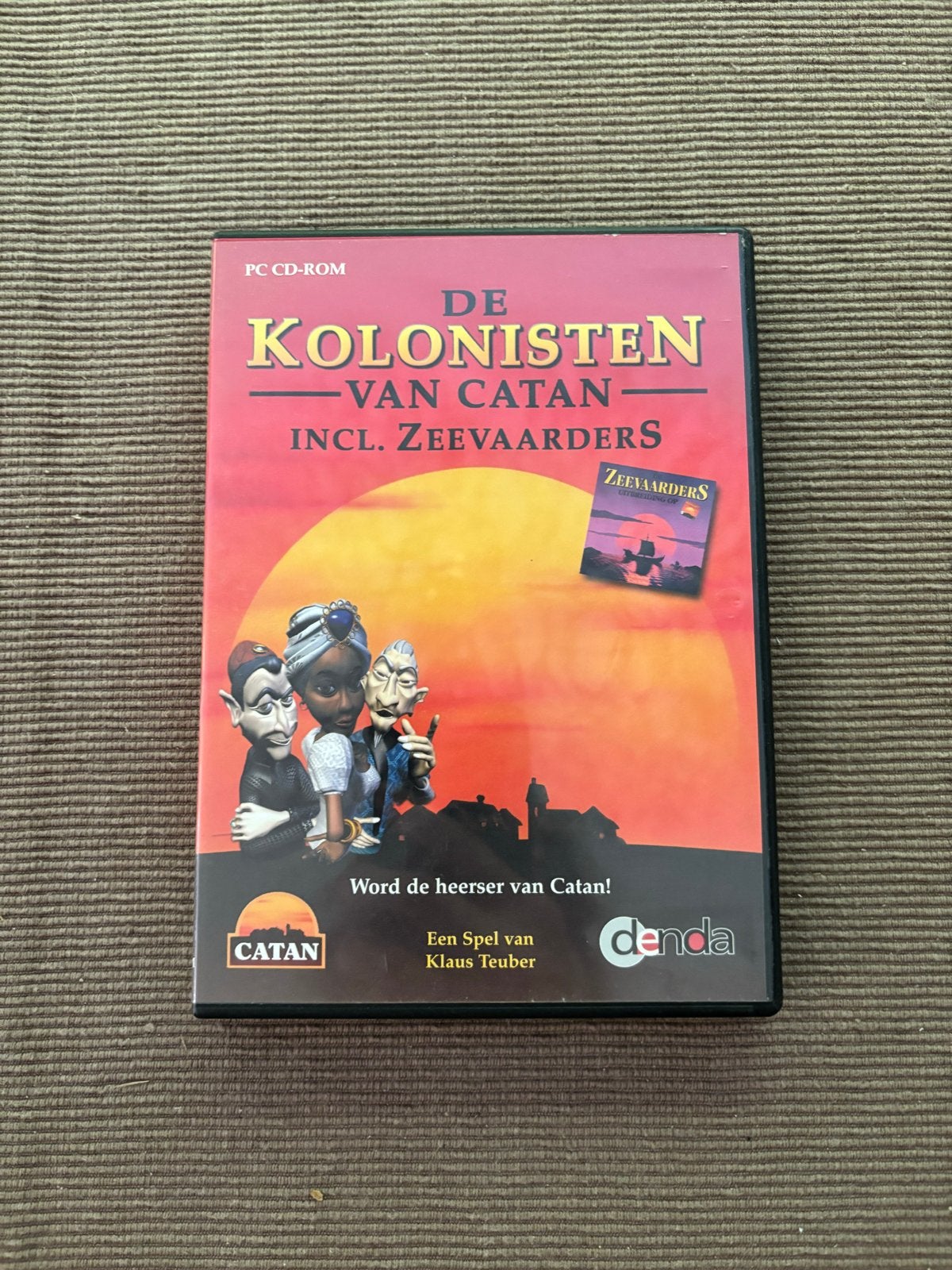 De Kolonisten van Catan incl. Zeevaarders PC CD-ROM, Eén computer, Ophalen of Verzenden, Zo goed als nieuw, 3 spelers of meer
