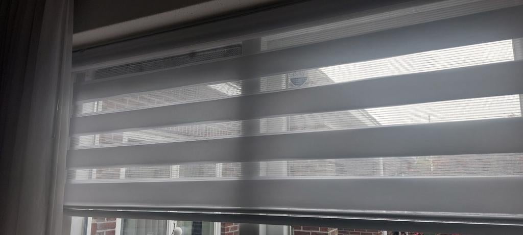 Witte Duogordijnen - Diverse Maten, Ophalen, 100 tot 150 cm, Wit, Zo goed als nieuw