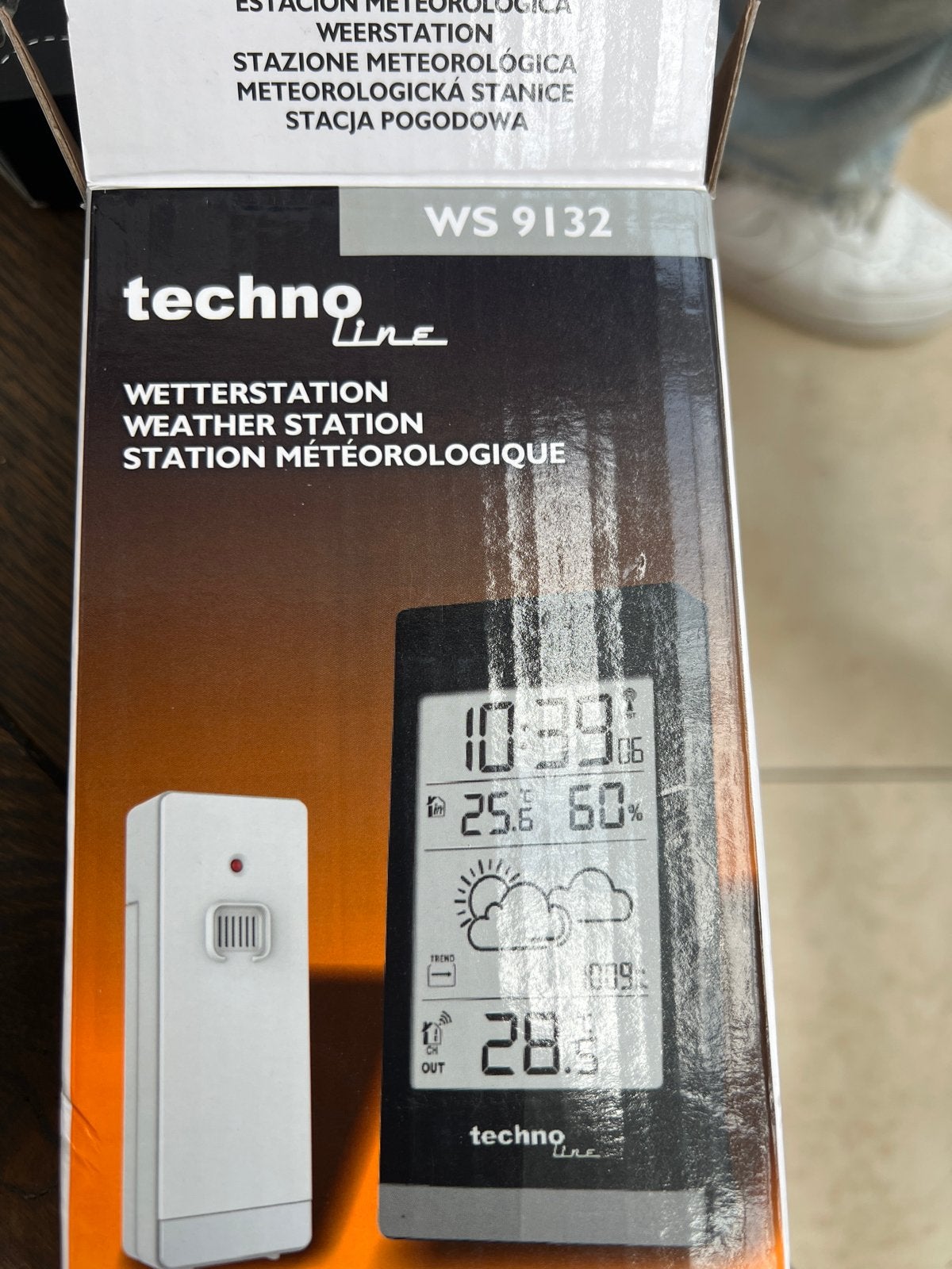 Techno Line WS 9132 Weerstation met Buitenvoeler, Ophalen of Verzenden, Nieuw, Weerstation