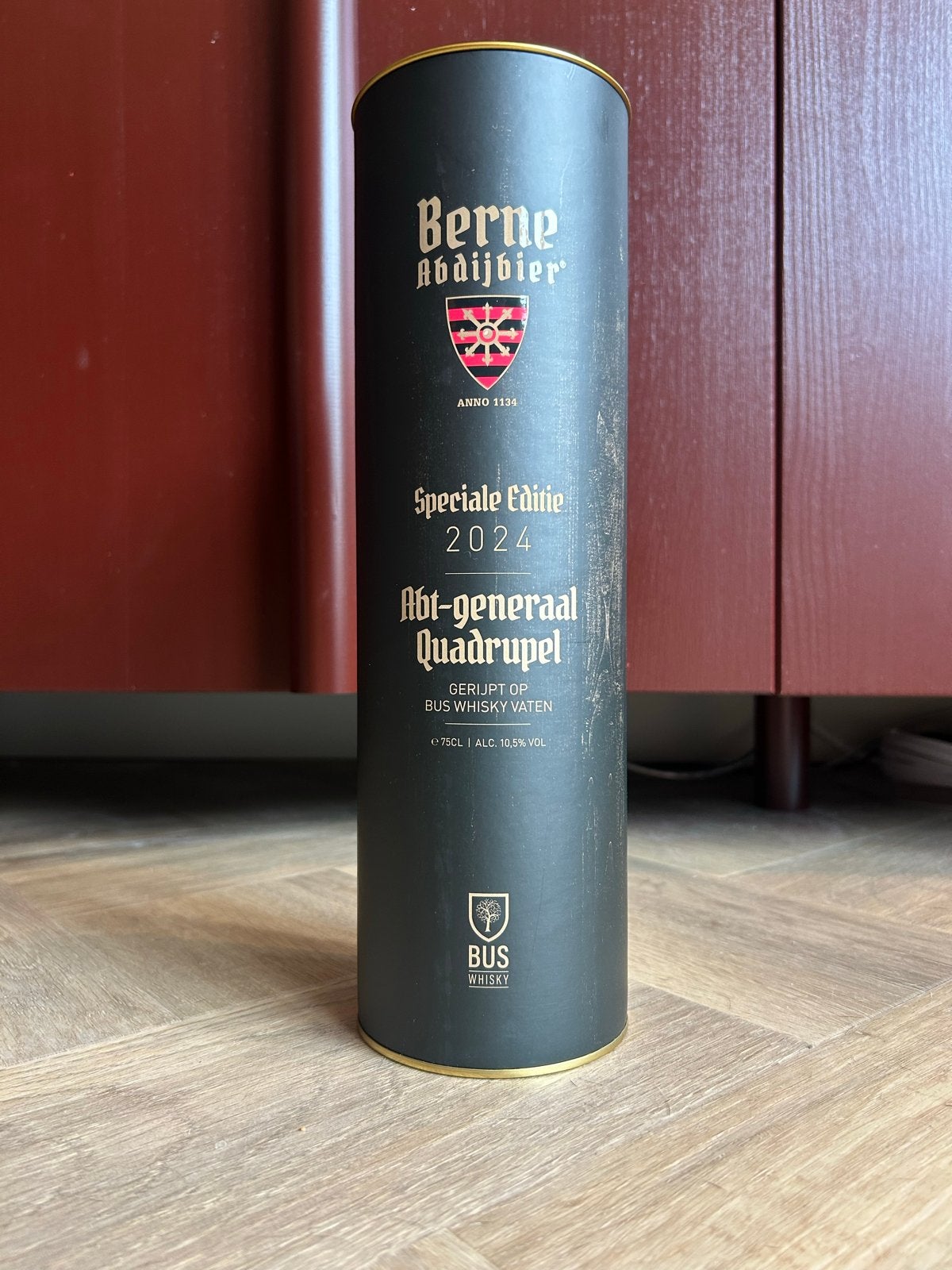 Berne Abdijbier Abt-generaal Quadrupel 2024 Whisky Vaten, Overige gebieden, Overige typen, Nieuw, Ophalen of Verzenden