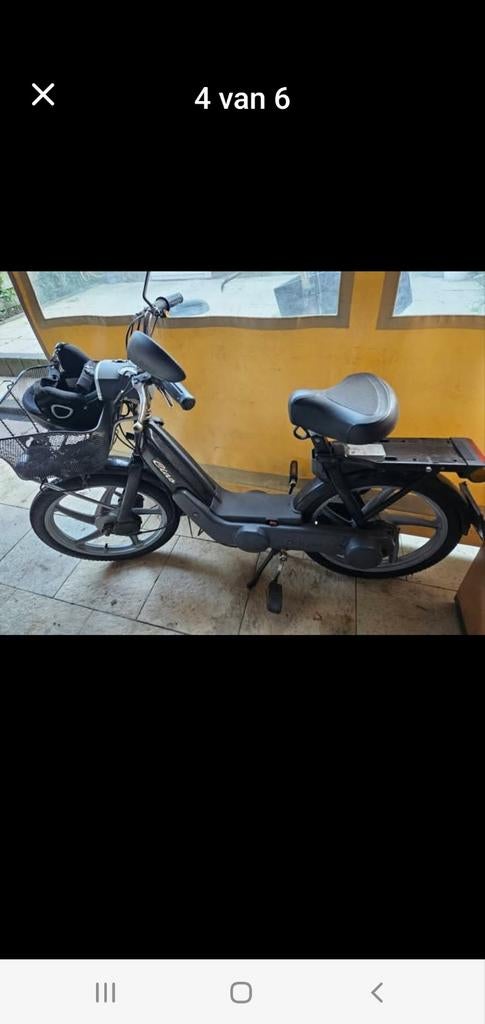 Piaggio ciao te koop bj 2005 blauwe kenteken 2tak, Ophalen of Verzenden, Gebruikt, Tweetakt, Piaggio