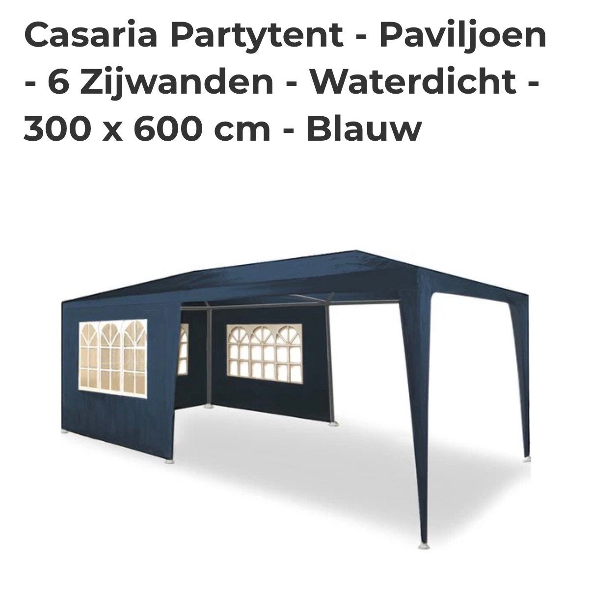 Party tent te huur, Ophalen, Zo goed als nieuw