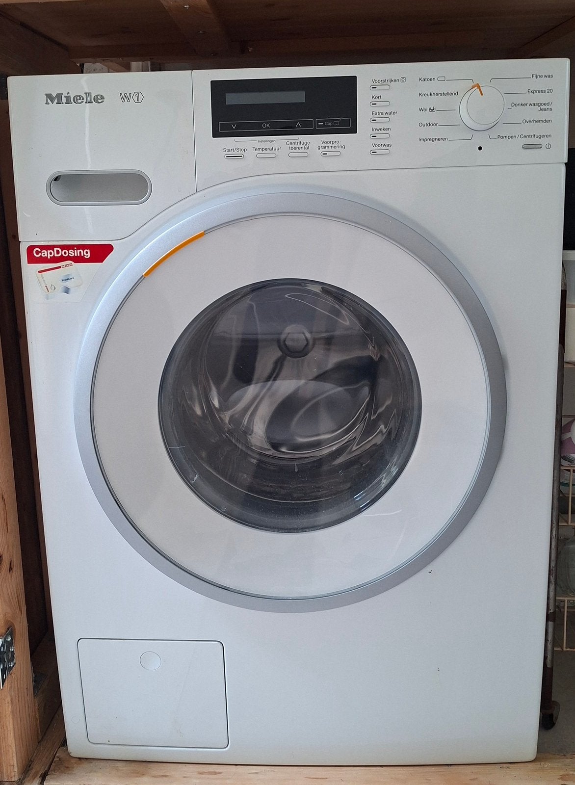 Miele wasmachine W1 ( WMB120WPS ), Ophalen, Gebruikt, Voorlader, 85 tot 90 cm