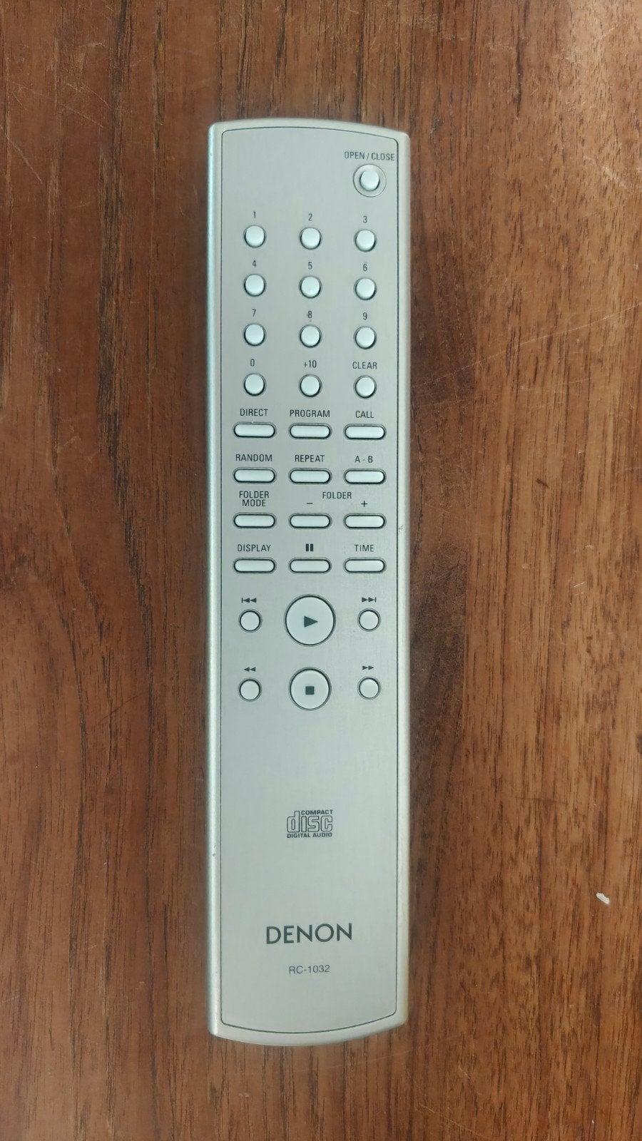 Denon RC-1032 Afstandsbediening voor CD-speler, Ophalen of Verzenden, Gebruikt, Origineel, Mediaspeler