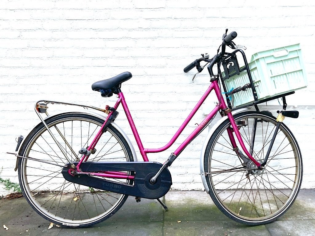 Damesfiets, Fietsen en Brommers, Gebruikt, Velgrem, Versnellingen, Ophalen
