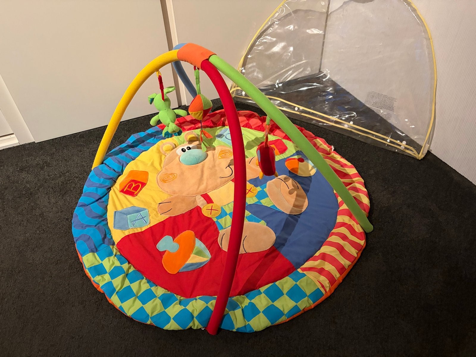 Playgo babygym / speelkleed met bogen - 95cm doorsnede, Ophalen, Gebruikt