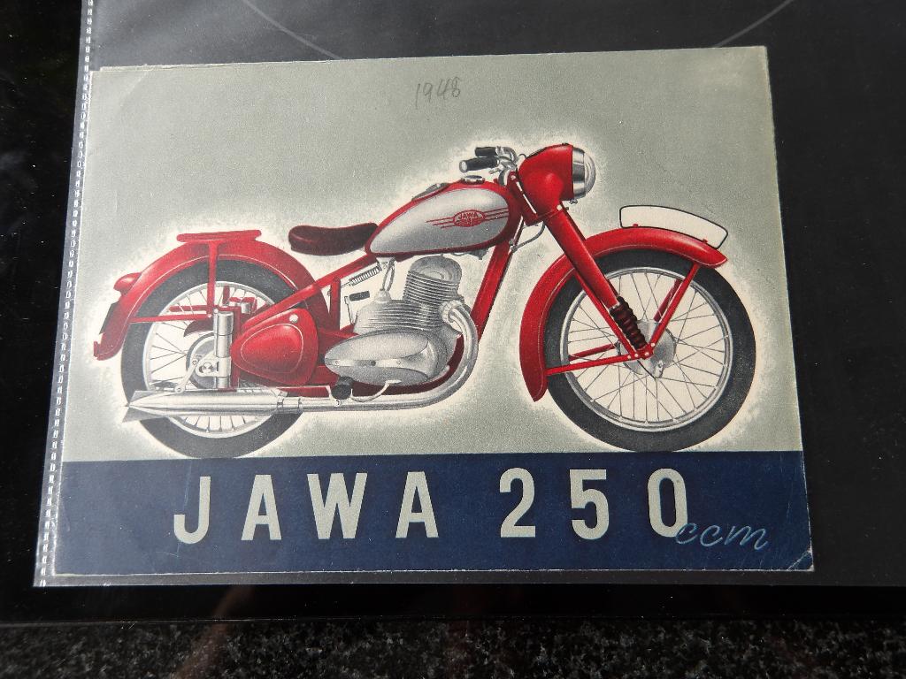 Folder JAWA 250 1948, Verzenden, Overige merken
