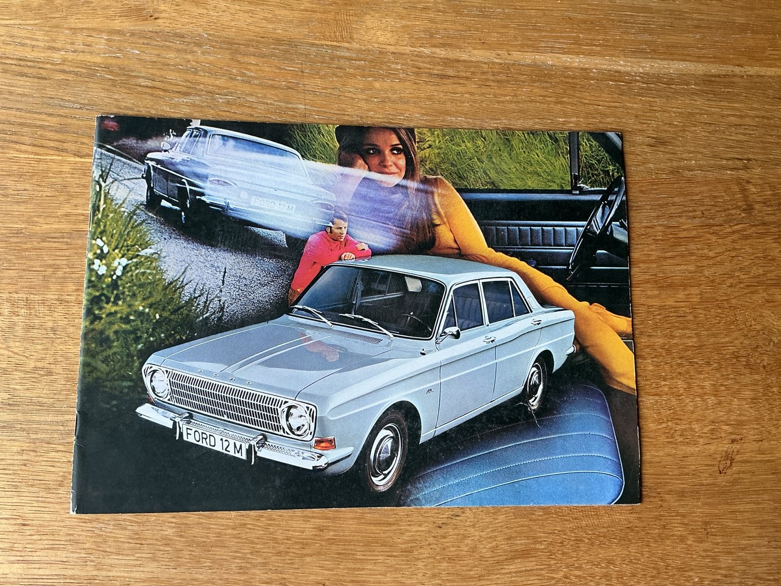 Ford 12M P6 brochure uit 1966 - Zeldzaam!, Ophalen of Verzenden, Zo goed als nieuw, Ford
