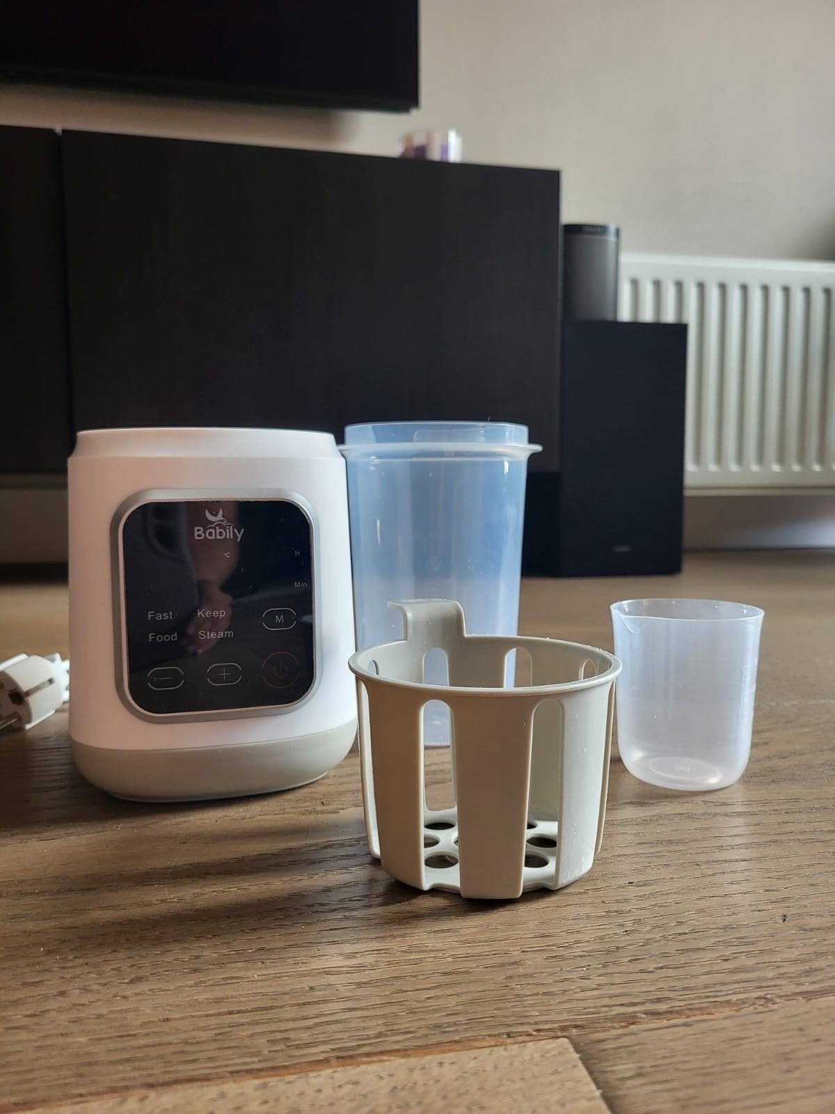 Babily Flessenwarmer - Snel en Veilig, Ophalen, Gebruikt, Stoomfunctie, Flessen- of potjesverwarmer