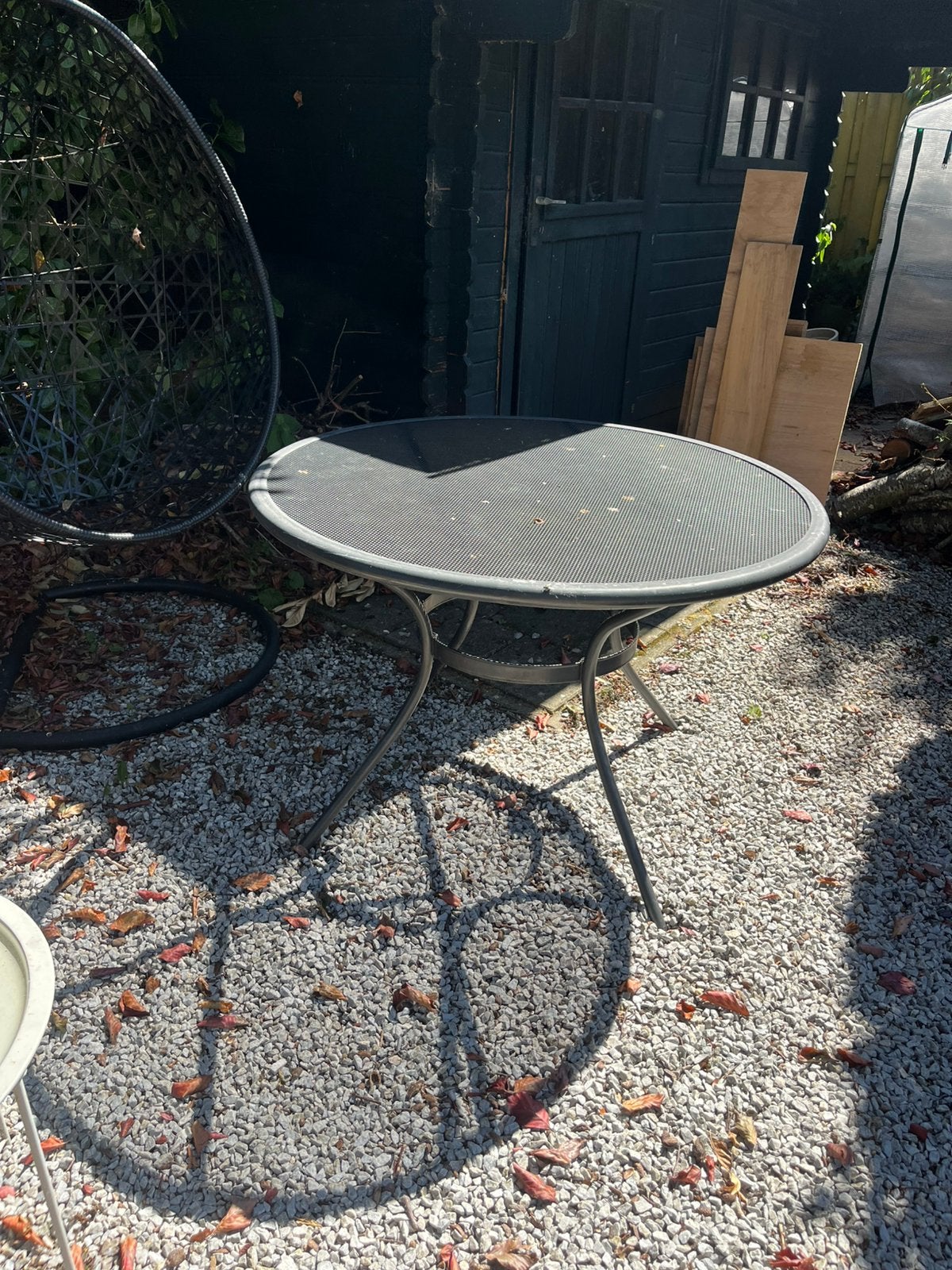 Tuin tafel rond, Tuin en Terras, Ophalen, Zo goed als nieuw, Rond
