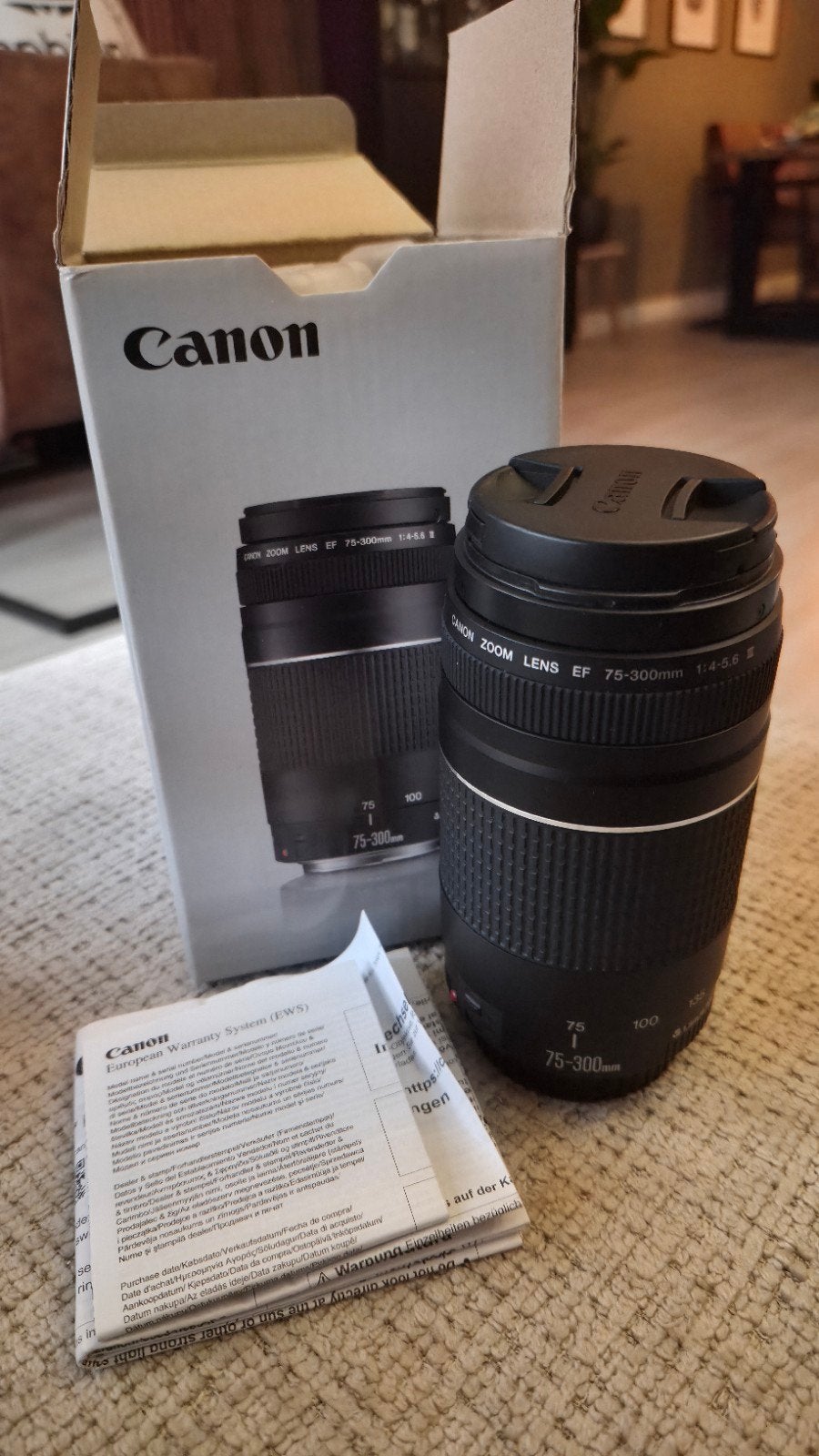 Canon EF 75-300mm f/4-5.6 III, Audio, Tv en Foto, Fotografie | Lenzen en Objectieven, Ophalen of Verzenden