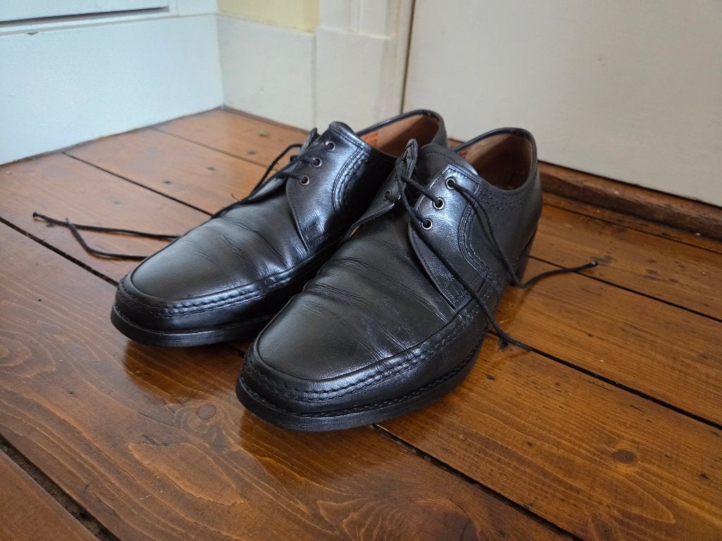 Herenschoenen brogues zwart maat 10 Van Lier of Van Bommel, Ophalen, Gedragen, Zwart