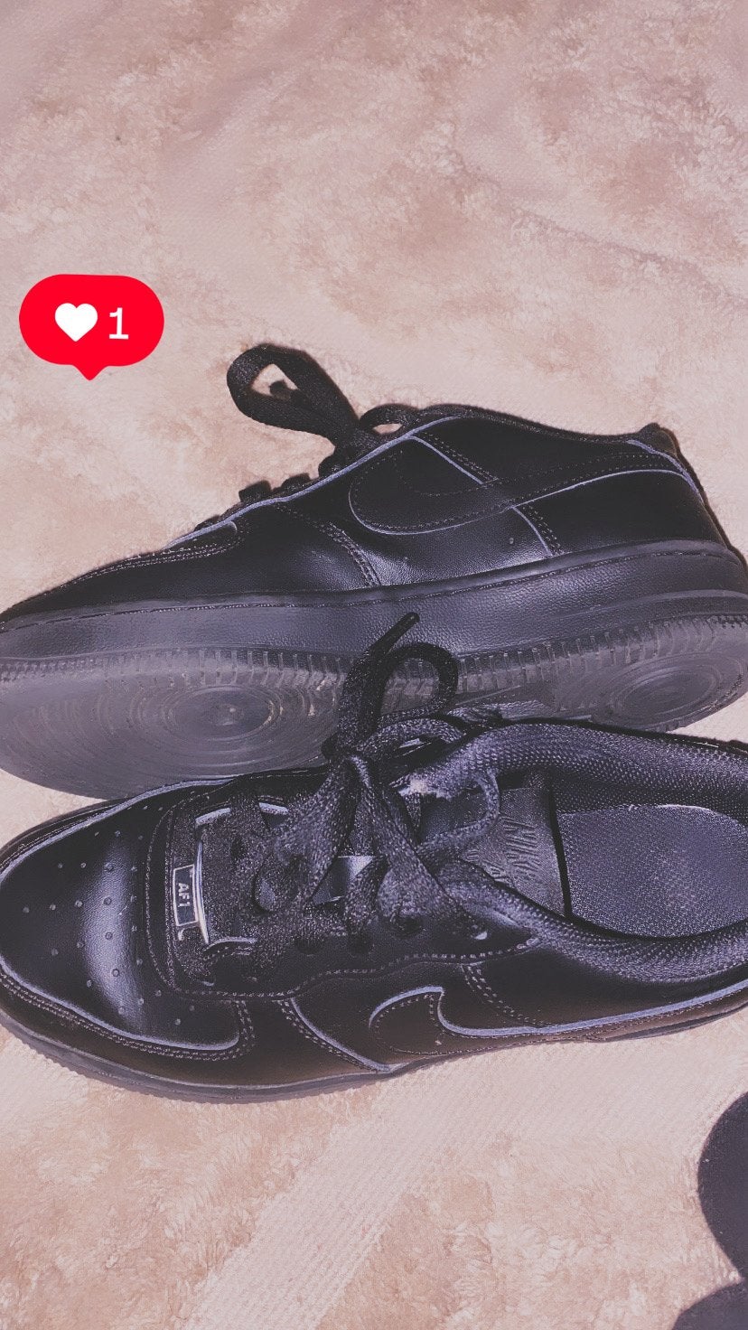 Zwarte nike air force 1, Hobby en Vrije tijd, Ophalen, Zo goed als nieuw