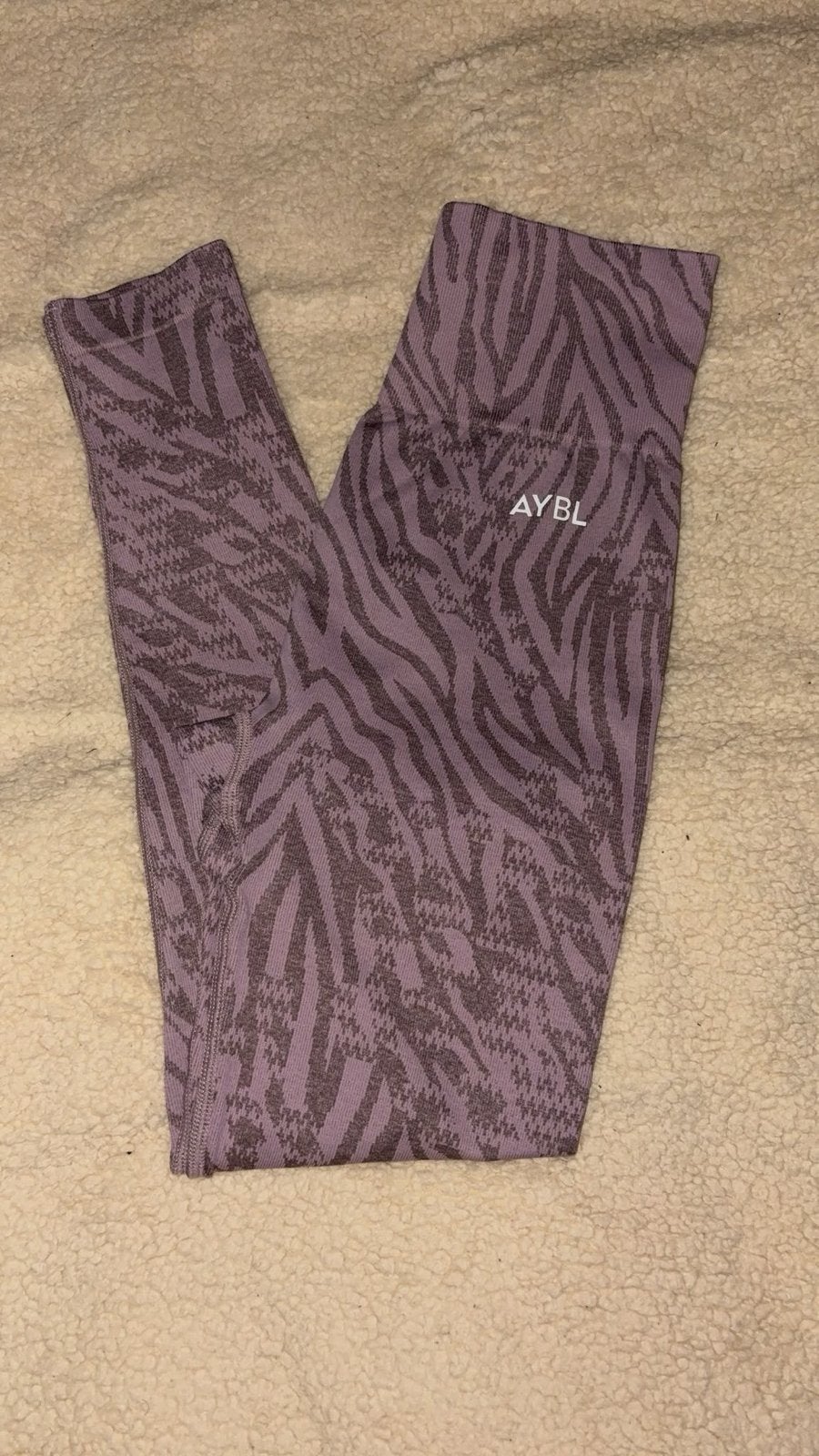 AYBL Zebra Print Legging - Maat S, Paars, Ophalen of Verzenden, Maat 36 (S), Fitness of Aerobics