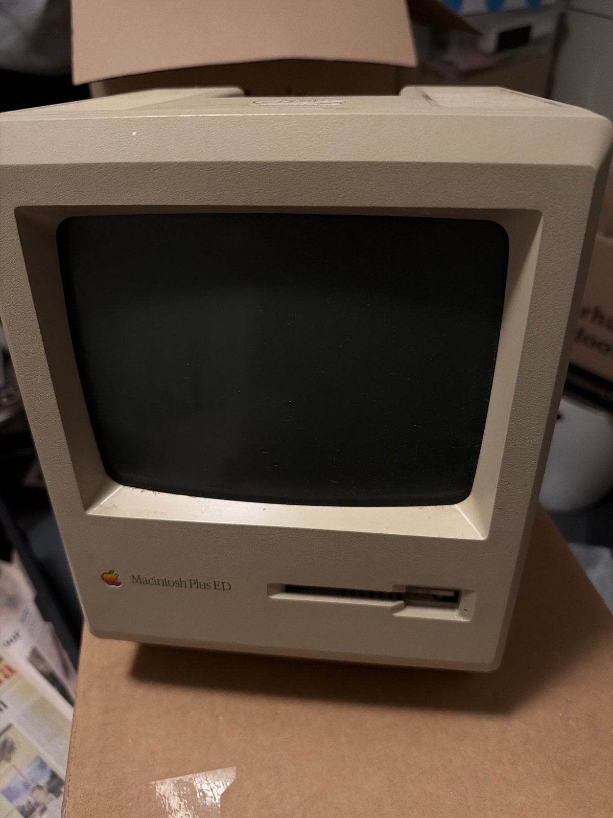 Vintage Apple Macintosh Plus ED 1Mb - Zeldzaam verzamelobjec, Ophalen of Verzenden