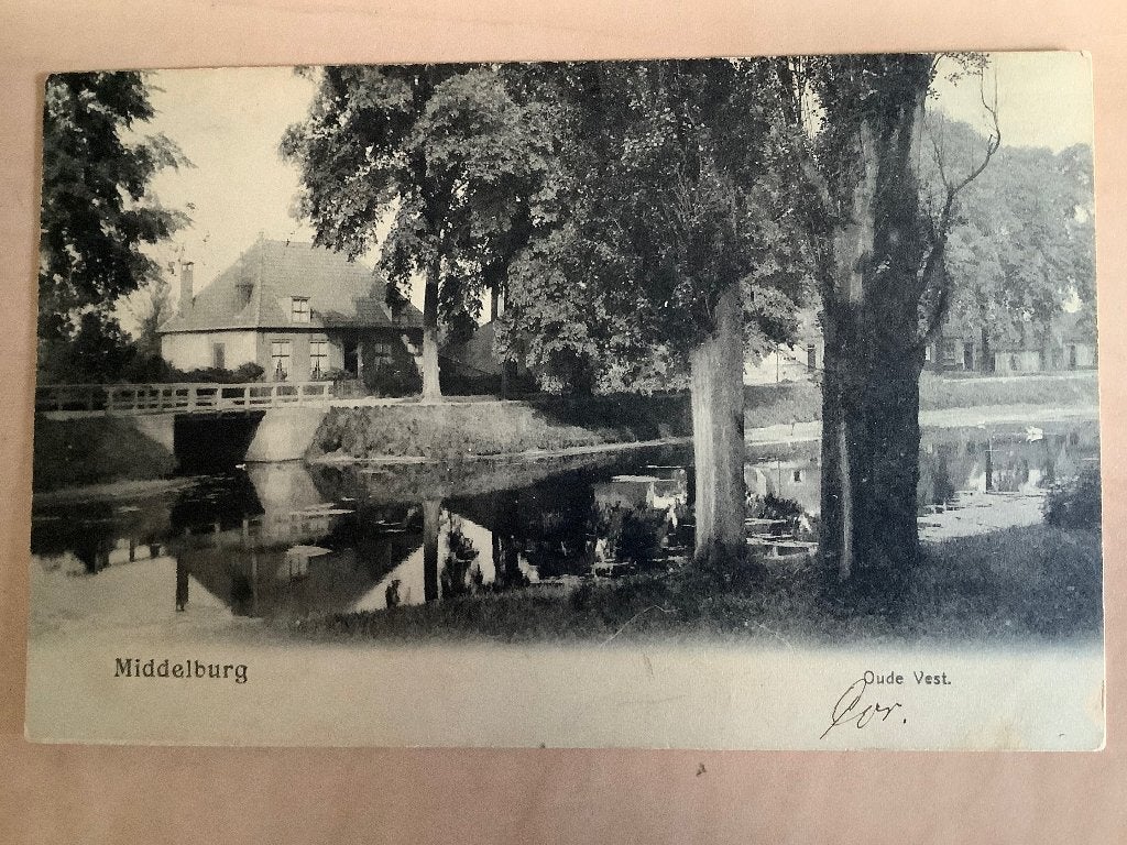 Middelburg 1904 Oude Vest, Ophalen of Verzenden, Voor 1920, Gelopen, Zeeland
