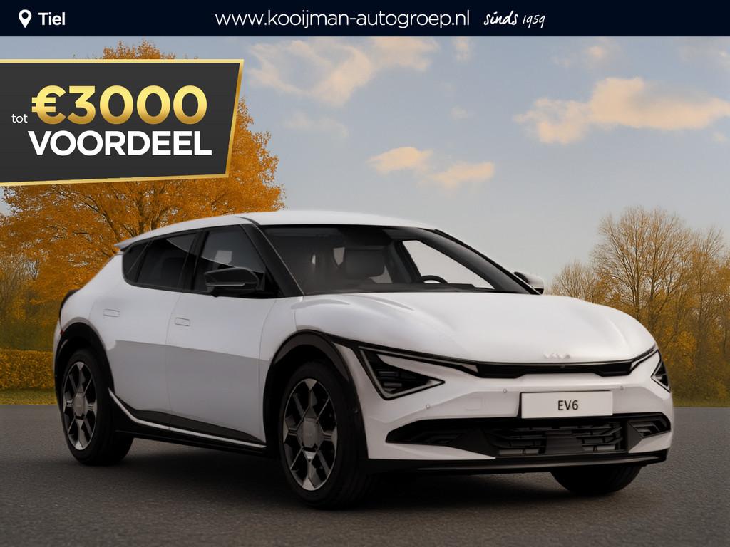 Kia EV6 Plus 63 kWh Nu €3.500,- voordeel! Nu tijdelijk ext, Automaat, Achterwielaandrijving, 63 kWh, Nieuw