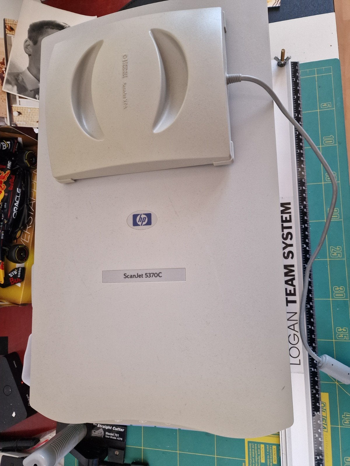 HP ScanJet 5370C Flatbedscanner met Filmscanner, Computers en Software, Scanners, Ophalen, Gebruikt, HP, Windows