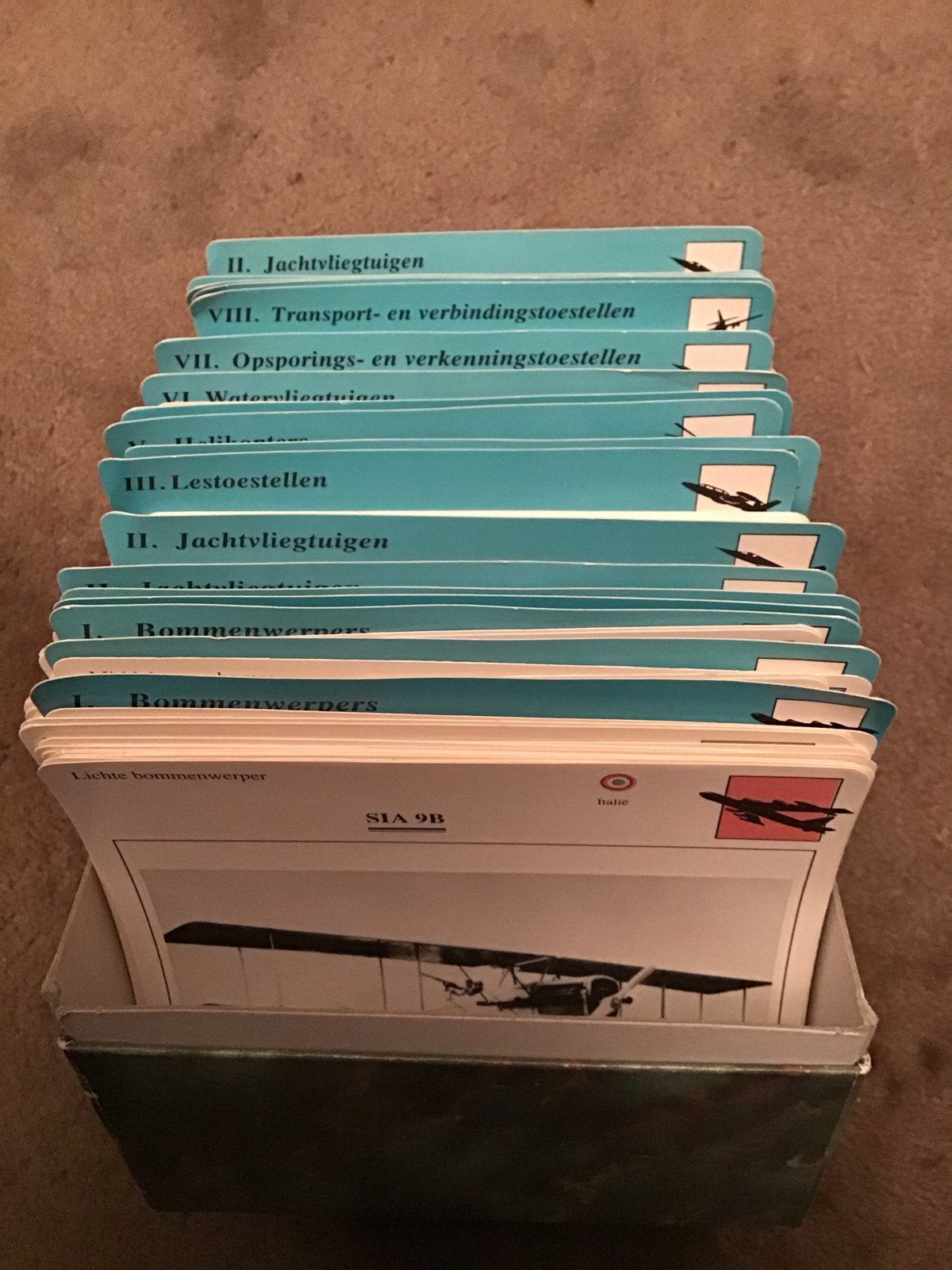 Militair Vliegtuigen Kaartencollectie - Oorlogsvliegtuigen, Ophalen of Verzenden, Gebruikt, Auto's