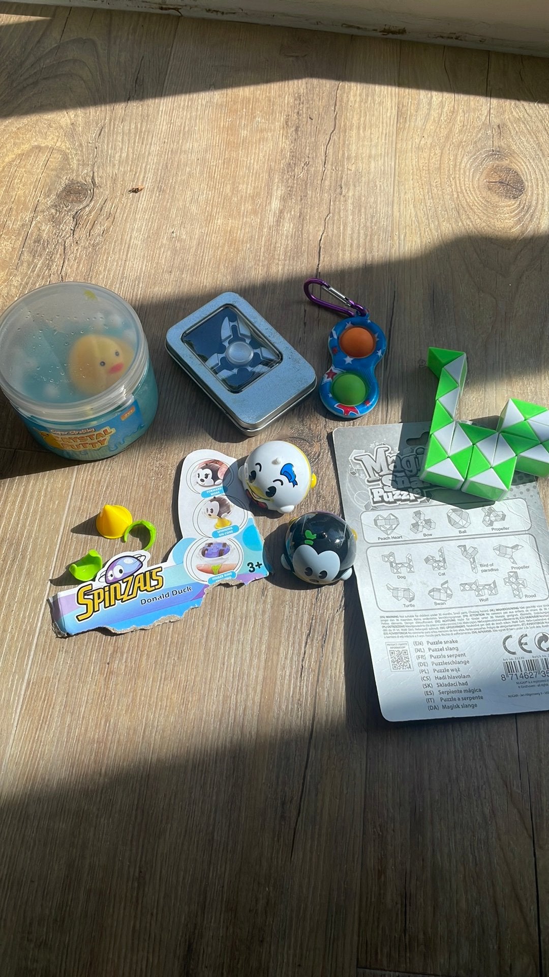 Fidget toys, fidget spinner, slijm/putty, magic snake,pop it, Kinderen en Baby's, Speelgoed | Overig, Ophalen of Verzenden, Gebruikt