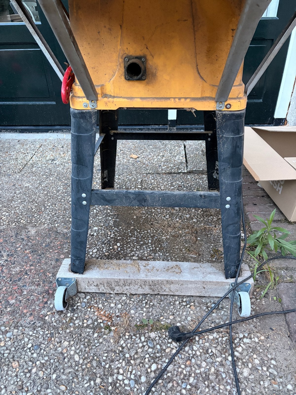 Powerplus X221 Zaagtafel - Robuust en Krachtig, Gebruikt, 70 mm of meer, Overige typen, Ophalen of Verzenden