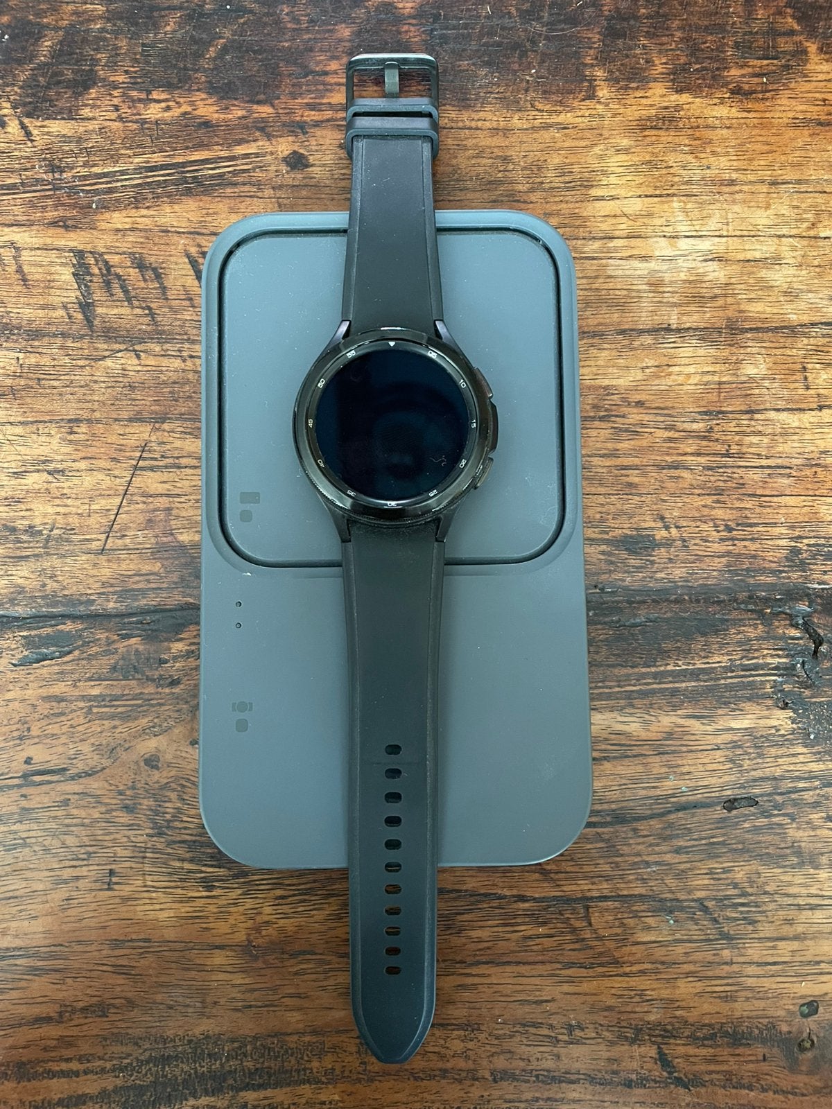Samsung Galaxy Watch 4 46mm Zwart, Sieraden, Tassen en Uiterlijk, Smartwatches, Zwart, Ophalen of Verzenden, Zo goed als nieuw
