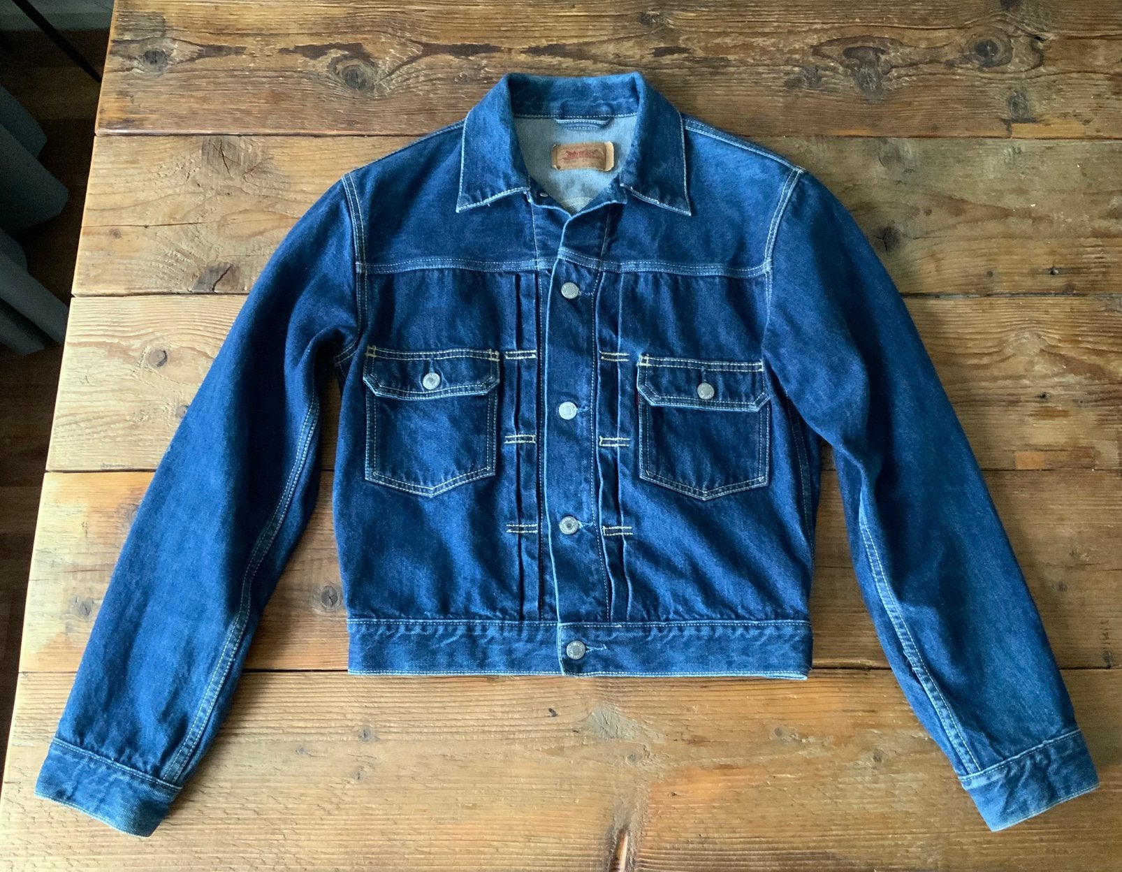 Vintage Levi’s type 2 spijkerjas, Kleding | Heren, Ophalen of Verzenden, Zo goed als nieuw, Maat 48/50 (M), Blauw