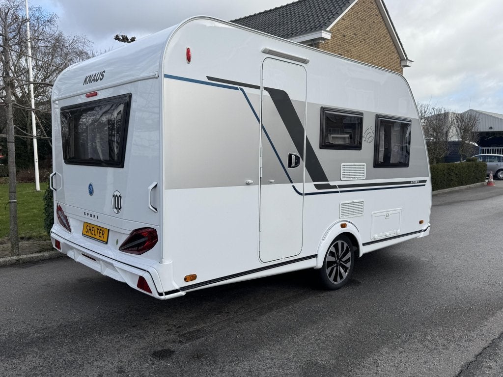 Knaus Sport 400 LK verkocht, Caravans en Kamperen, Standaardzit, Schokbreker, Bedrijf, 750 - 1000 kg