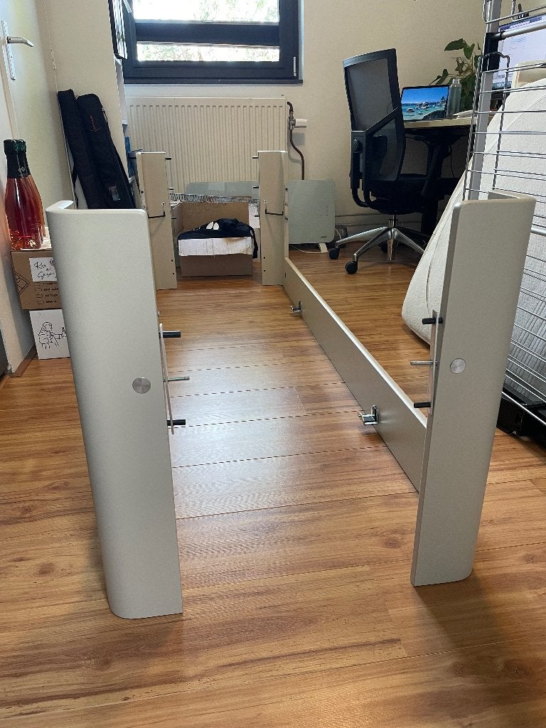 Eenpersoons auping bed auronde, Ophalen, Gebruikt, 90 cm, Eenpersoons
