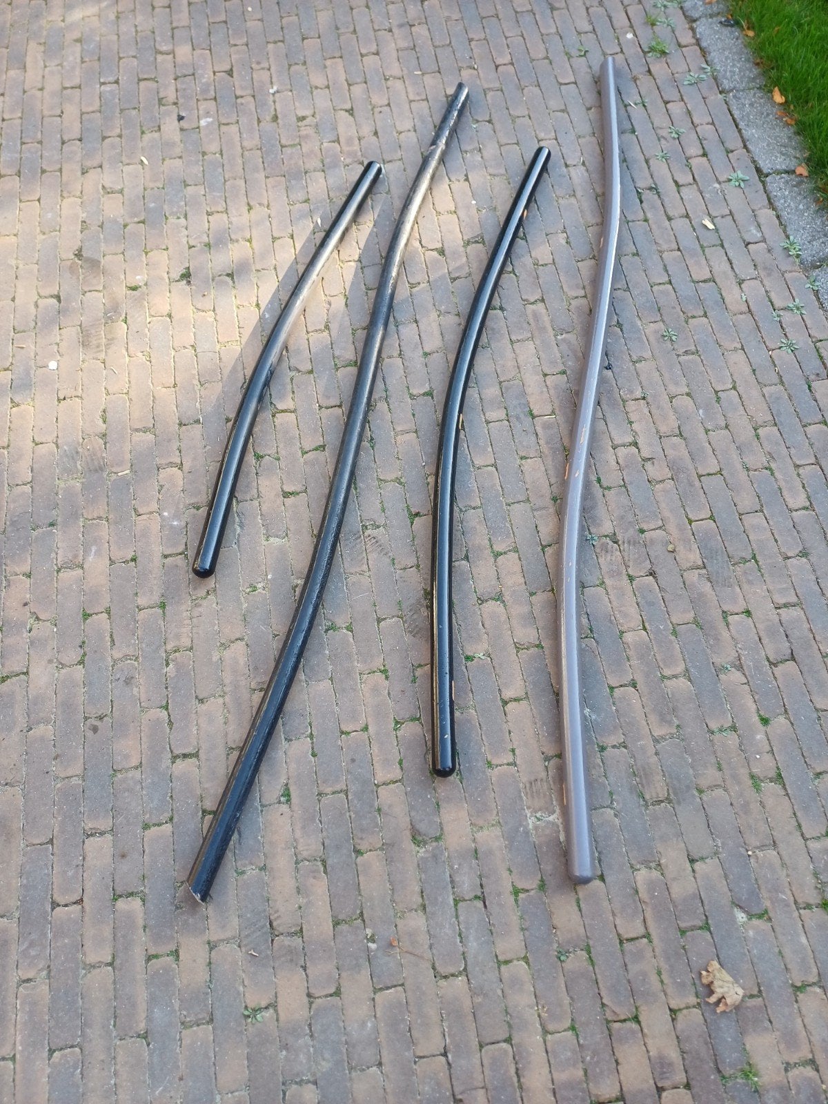 trapleuningen hardhout, Ophalen, Gebruikt